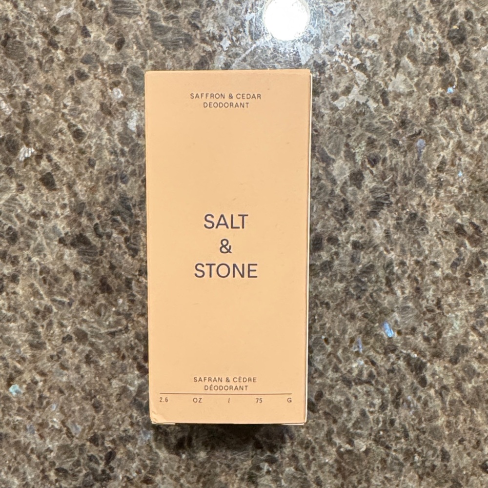 Salt & Stone Saffron & Cedar Deodorant